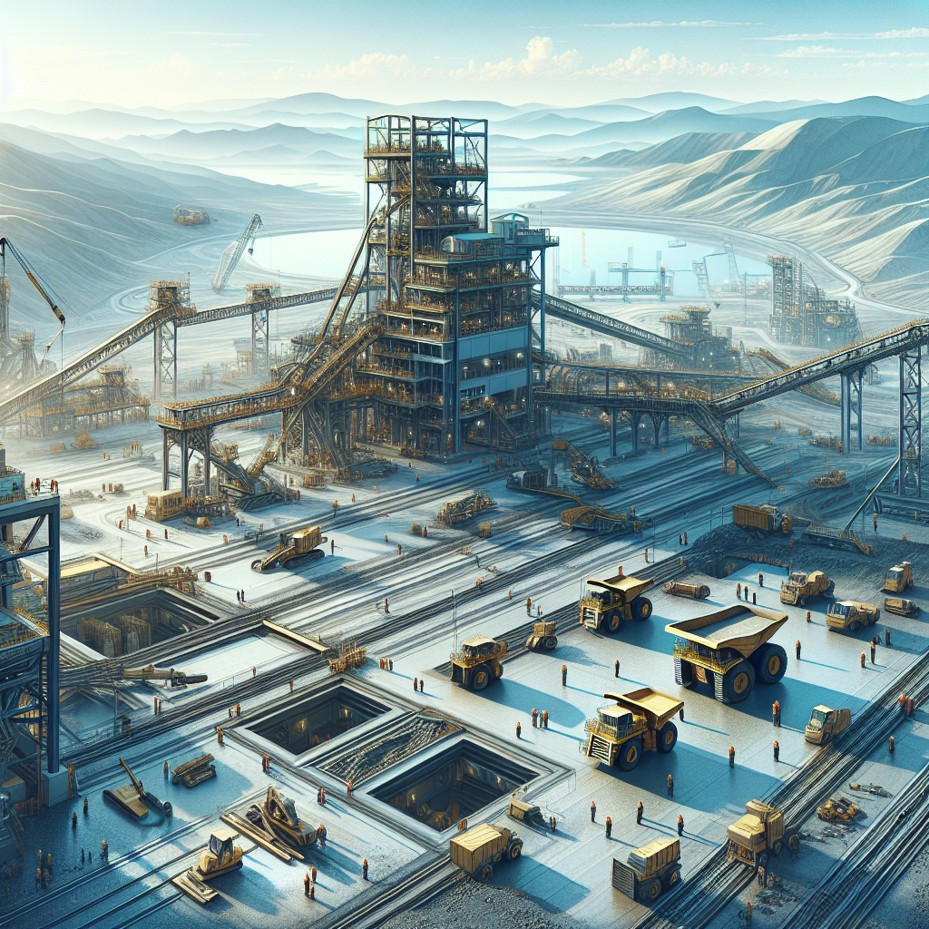 Enterprise-grade mining operation Professional mining facility with cooling infrastructure